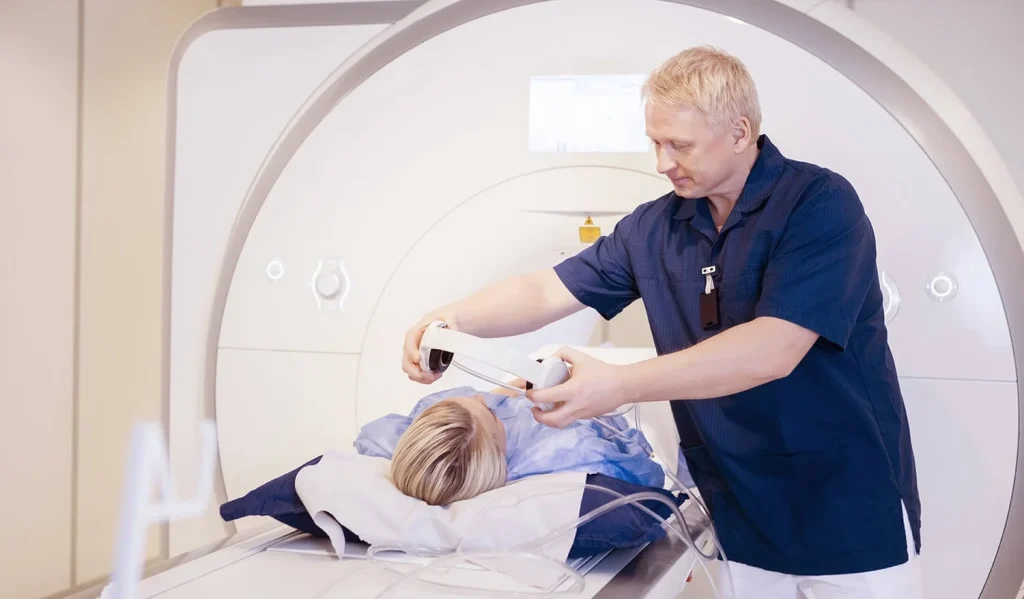 Mobile MRI Rentals About Page Technician and Patient 546471 edited